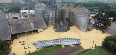 ¿Por qué colapsan los silos de granos?