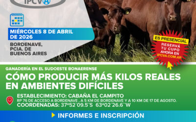 8 de abril: Jornada a Campo del IPCVA en Bordenave, Bs.As.