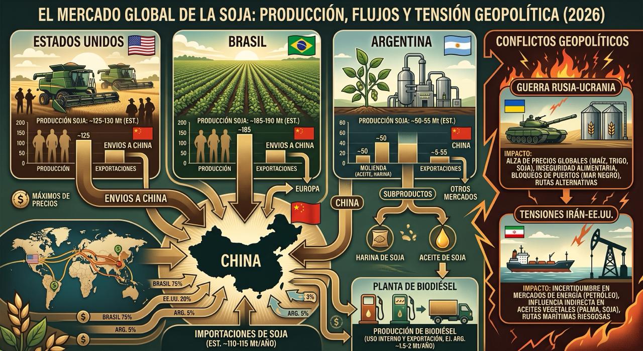 Reconfiguración Estructural del Complejo Oleaginoso Global